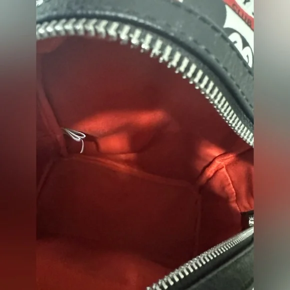 Disney Parks Loungefly Mickey Mouse Club White Black Red Mini Backpack - Picture 9 of 10